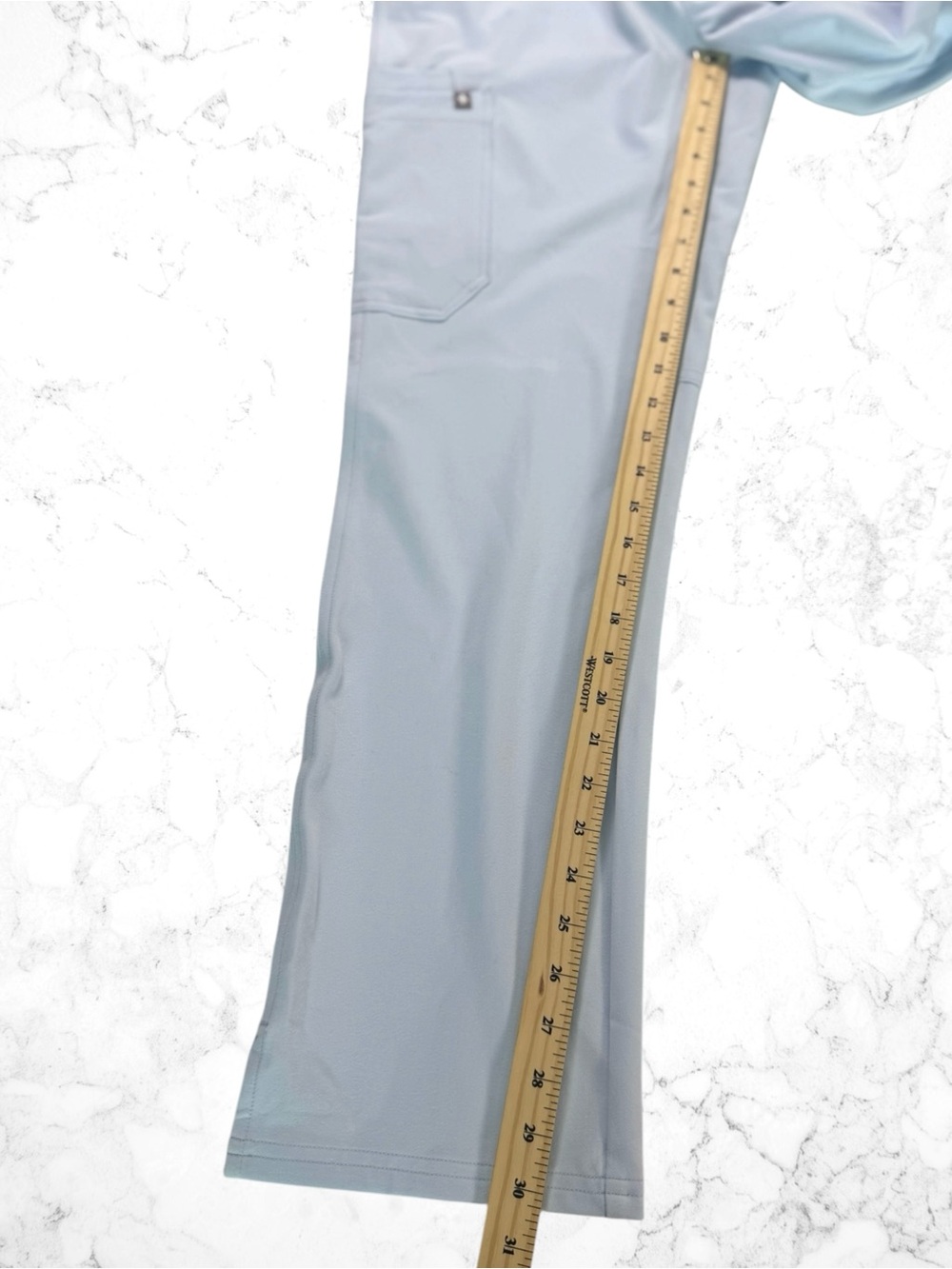 FIGS Kade Cargo Scrub Pants Open Skies Blue S Regular NWT - Picture 10 of 12